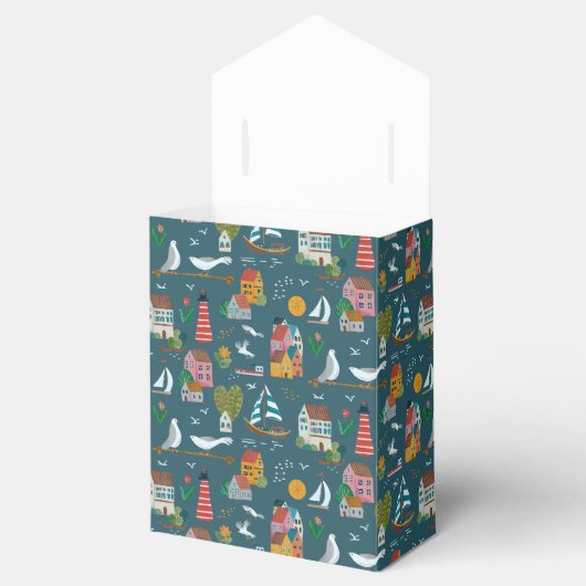 沿岸赤ちゃんシャワーありがとう フェイバーボックス (オープン)