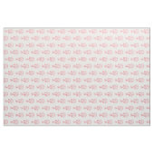 沿岸赤と白ロブスター ファブリック (ヤード)