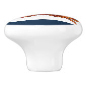 沿岸赤カニ航海のストライプ セラミックノブ (側面)