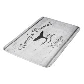 沿岸農家のモノグラムの台所マット バスマット (アングル)