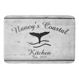 沿岸農家のモノグラムの台所マット バスマット