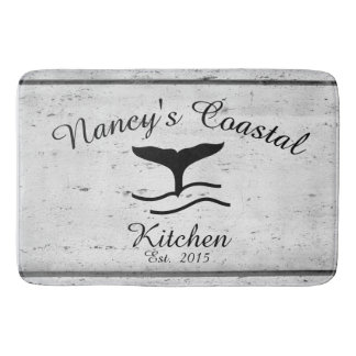 沿岸農家のモノグラムの台所マット バスマット