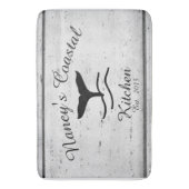 沿岸農家のモノグラムの台所マット バスマット (正面縦)