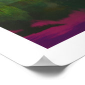 沿岸部の抽象芸術景観 ポスター (角)