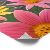 沿岸部の美しい鳥自然 ポスター (角)