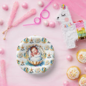 沿岸部をテーマにしたビーチボーイの赤ちゃんシャワー ペーパーボウル (パーティー)