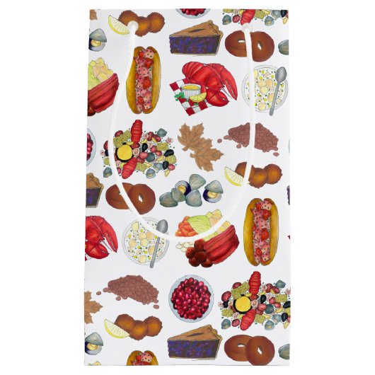 沿岸部ニューイングランド食品北東アメリカ合衆国 スモールペーパーバッグ (正面)