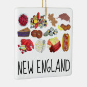 沿岸部ニューイングランド食品北東アメリカ合衆国 セラミックオーナメント (右)