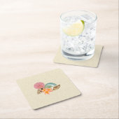 沿岸配置 スクエアペーパーコースター (インサイチュ)