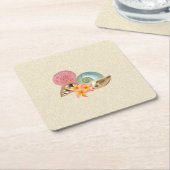 沿岸配置 スクエアペーパーコースター (アングル)