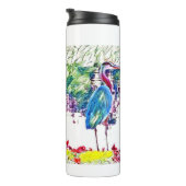 沿岸野生生物ビーチ鳥 タンブラー (回転右)