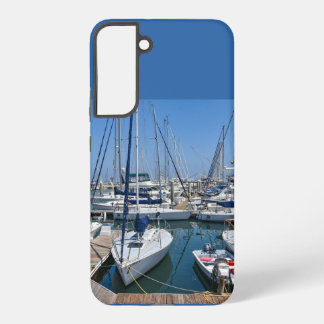 沿岸銀河ケース 白いヨット SAMSUNG GALAXY S22+ケース