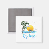 沿岸鍵ウエストセーリングサンセット マグネット (正面/裏面)