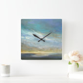 沿岸雲 スクエア壁時計 (ホーム)