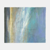 沿岸雲 フリースブランケット (正面(横))