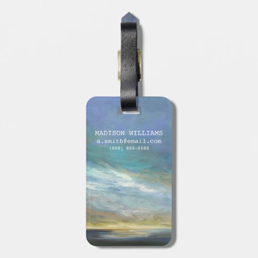 沿岸雲 ラゲッジタグ (裏面縦)