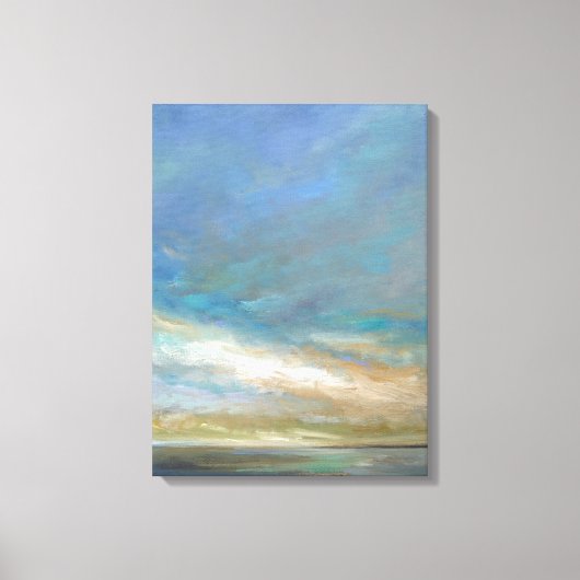 沿岸雲(海) キャンバスプリント (正面)