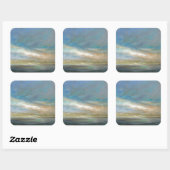 沿岸雲(海) スクエアシール (シート)