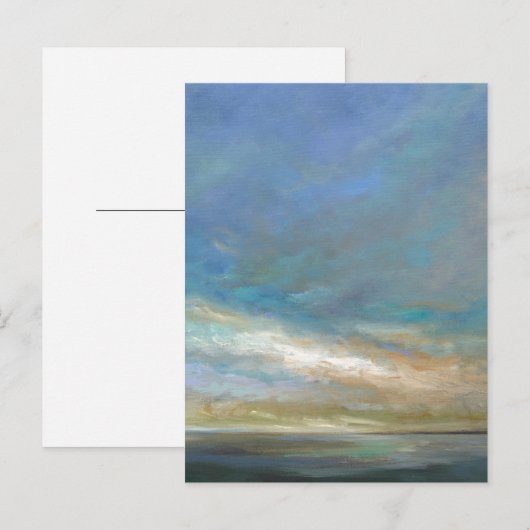 沿岸雲(海) ポストカード (正面/裏面)