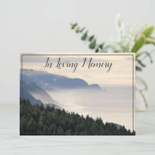 沿岸霧と森の記念式典の発表 招待状 (スタンド正面)