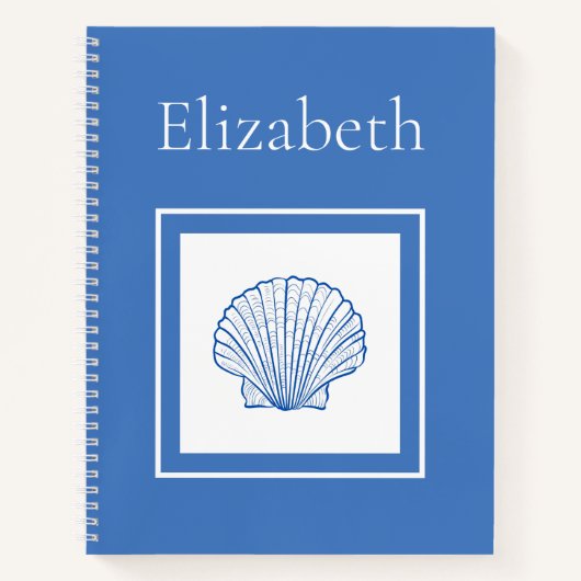 沿岸青白ホタテ貝 ノートブック (正面)