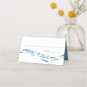 沿岸青色水色結婚魚 プレイスカード (正面)