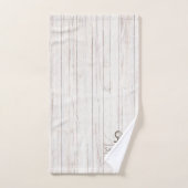 沿岸風化航海の夏ビーチ木材 バスタオルセット (ハンドタオル)