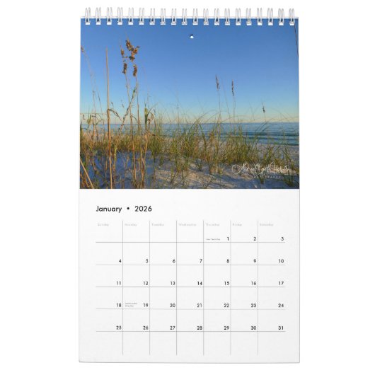 沿岸香料 カレンダー (1月 2026)