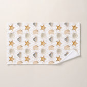 沿岸魚と貝殻 バスタオルセット (ハンドタオル)