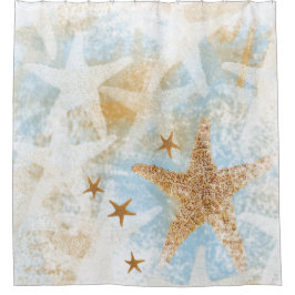 沿岸魚の海の星シャワーカーテン シャワーカーテン