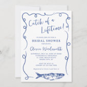 沿岸魚ドードルお洒落ブライダルシャワー 招待状 (正面)
