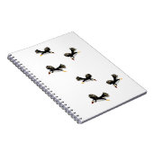 沿岸鳥のパフ飛んでいるィン ノートブック (右側)