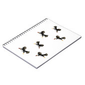 沿岸鳥のパフ飛んでいるィン ノートブック (左側)