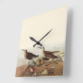 沿岸鳥時計 スクエア壁時計 (傾斜)