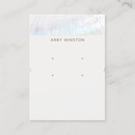 沿岸2イヤリングネックレス表示ホルダー 名刺