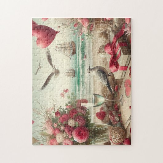 沿岸/バ航海のンタインの日 ジグソーパズル (縦)