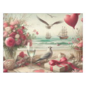 沿岸/バ航海のンタインの日 テーブルクロス (正面(横))