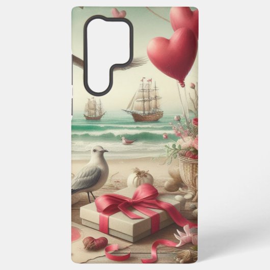 沿岸/バ航海のンタインの日 SAMSUNG GALAXYケース (裏面)