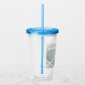 沿岸/ビーチ抽象芸術波 アクリルタンブラー (右)