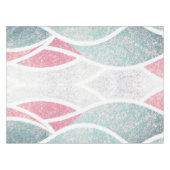 沿岸/ビーチ抽象芸術波 テーブルクロス (正面(横))