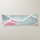 沿岸/ビーチ抽象芸術波 ボディピロー (裏面)