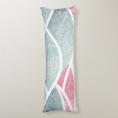 沿岸/ビーチ抽象芸術波 ボディピロー (裏面 (縦))