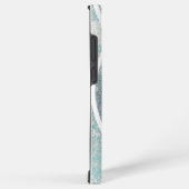 沿岸/ビーチ抽象芸術波 SAMSUNG GALAXYケース (右側面)