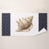 沿岸/ビーチ/航海の貝殻 バスタオル (バスタオル)