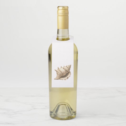 沿岸/ビーチ/航海の貝殻 ボトルネックタグ (ボトル)