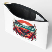 沿岸/メイン航海のカニ アクセサリーポーチ (見開き)