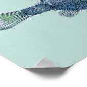 沿岸 – ヴィンテージ熱帯魚 ポスター (角)