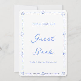 沿岸「Please Sign Our Guestbook」結婚の看板