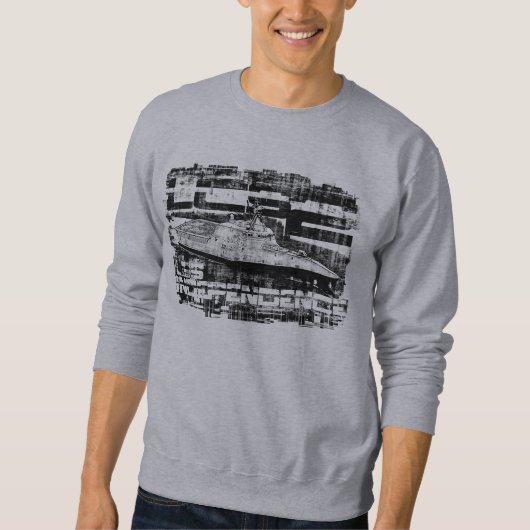 沿海の戦闘船の独立Tシャツ スウェットシャツ (正面)