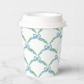 沿海最后敬酒的千禧大女孩蝴蝶结格子托架 紙コップ (右)